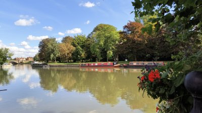 A Thames side scene in Abingdon