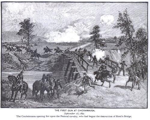 The fight for Reed's Bridge at Chickamauga