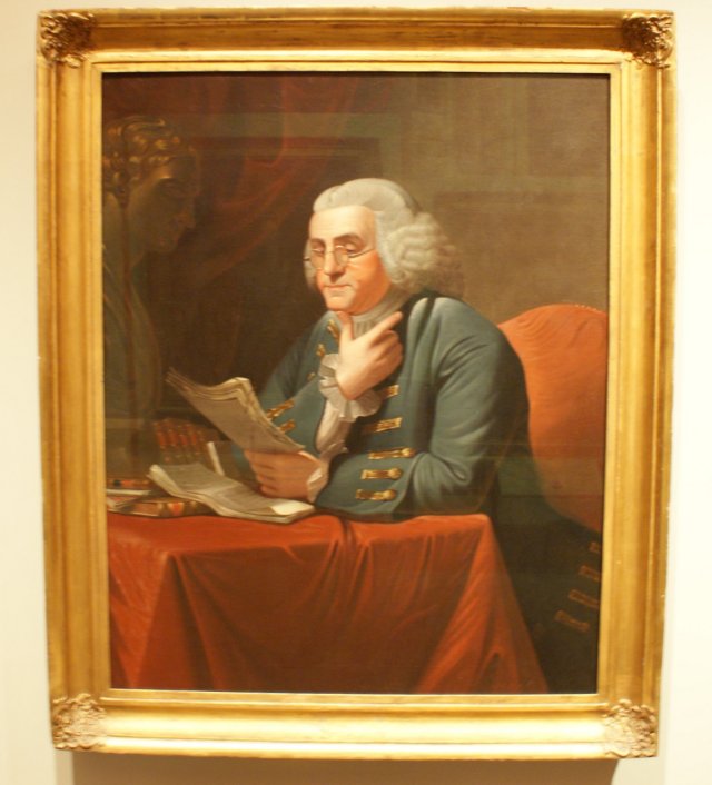 Portrait of Ben Franklin