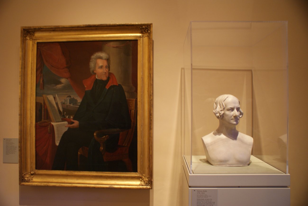 President Andrew Jackson and Bank President Nicholas Biddle