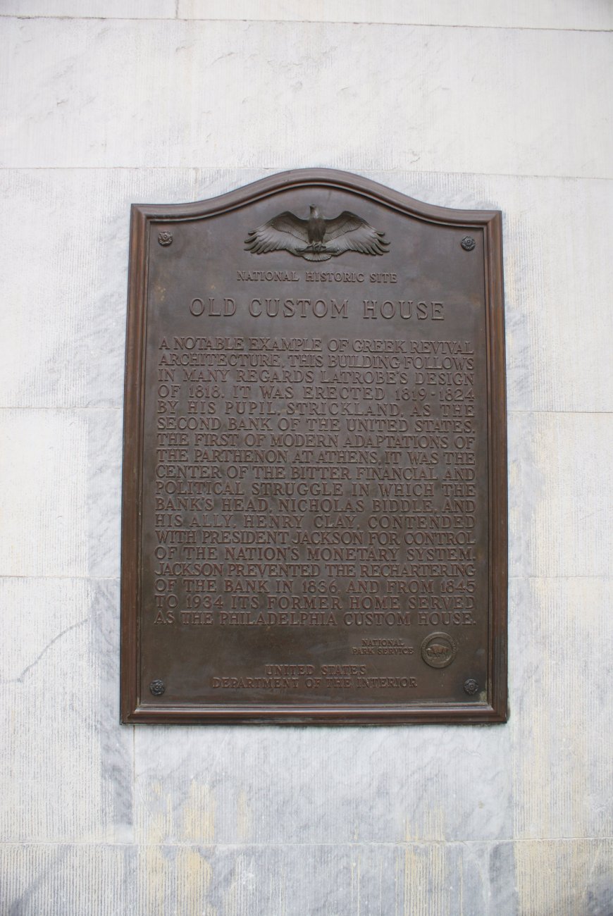 Old Custom House plaque