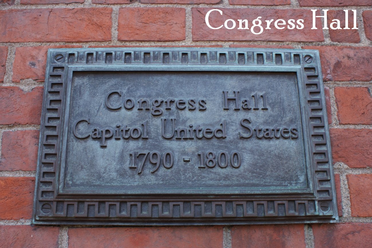 Congress Hall plaque