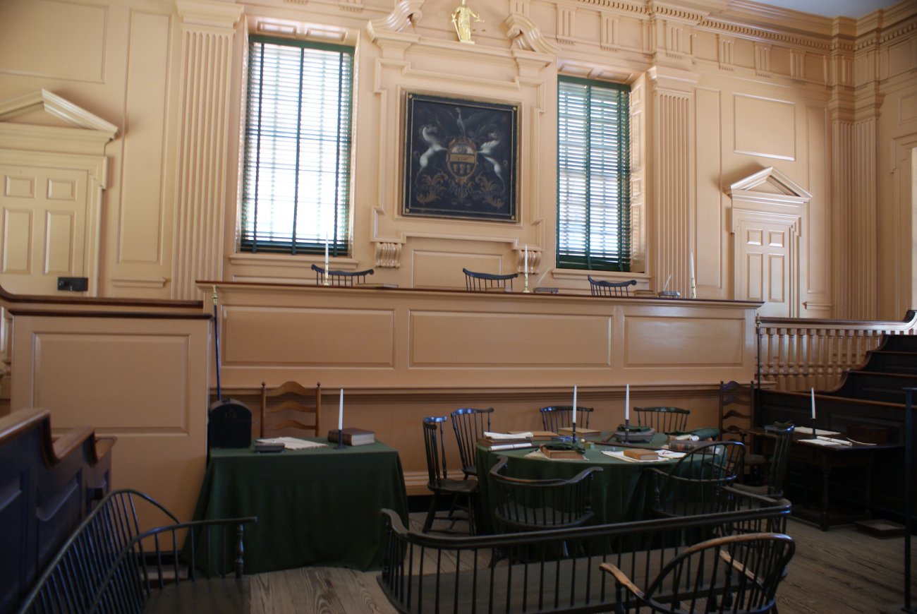 Pennsylvania Supreme Court Room, inside Independence Hall