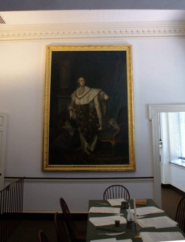 Congress Hall, Senate, King Louis XVI portrait