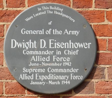 Former Navy Building-Eisenhower WWII HQ plaque