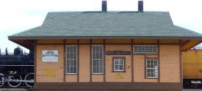 Old Depot at Railroad Museum in Frisco TX