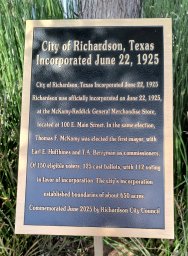 Incorporation Centennial Plaque