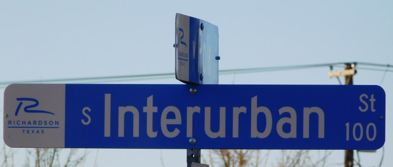 Interurban Street sign