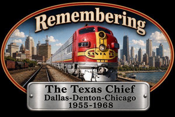 Rembering the Texas Chief home page emblem
