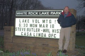 White Rock Lake Park sign