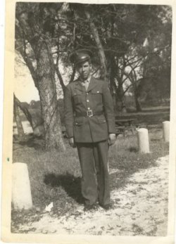 Robert C. Irions, a soldier at Camp White Rock